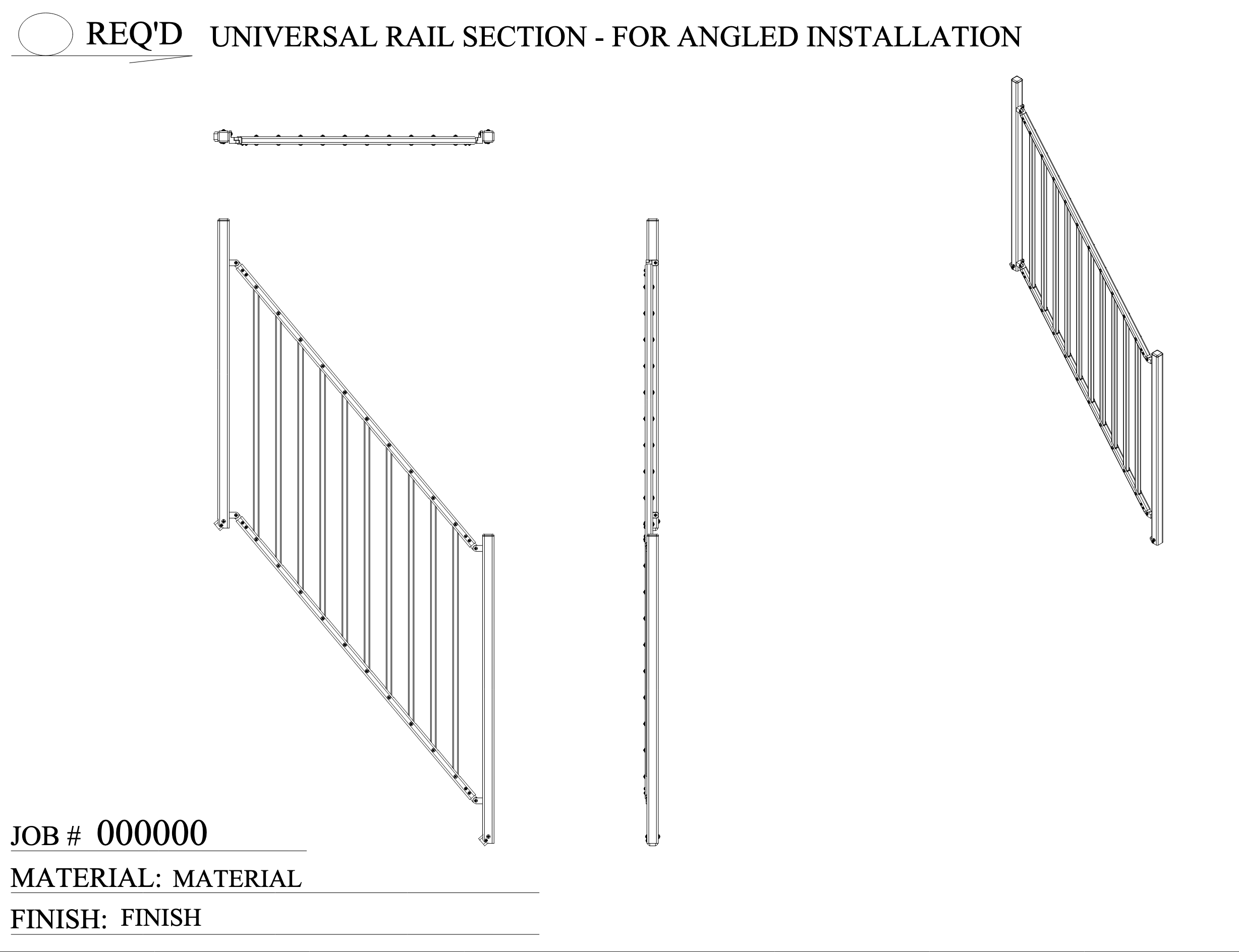 Well railing layouts
